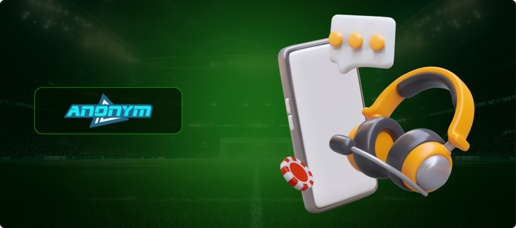 AnonymBet Casino Customer Support Banner