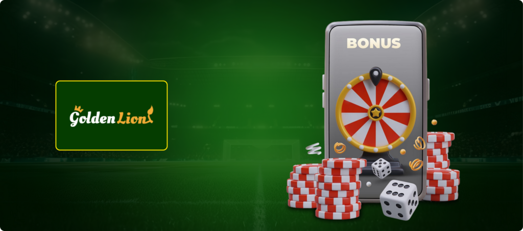 Golden Lion Casino Bonuses Banner