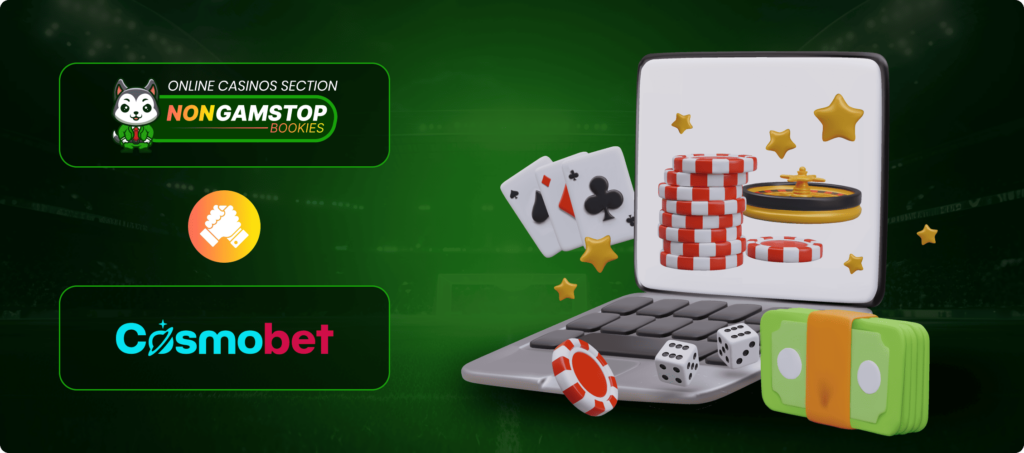 Cosmobet  Casino: Interface and  User Experience Banner