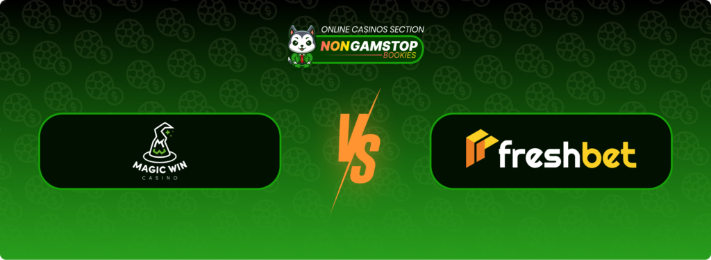 MagicWin Casino Vs FreshBet Casino Banner