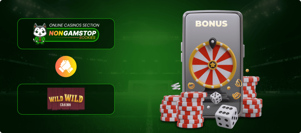 Wild Wild Casino Bonuses Banner