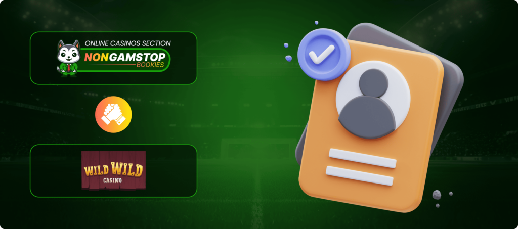 Registration at Wild Wild Casino Banner
