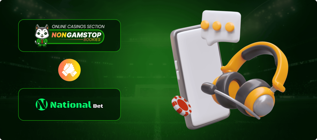 Nationalbet Casino Customer Support Banner