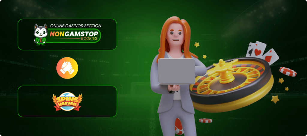 SpinsHeaven Live Dealer Games Banner