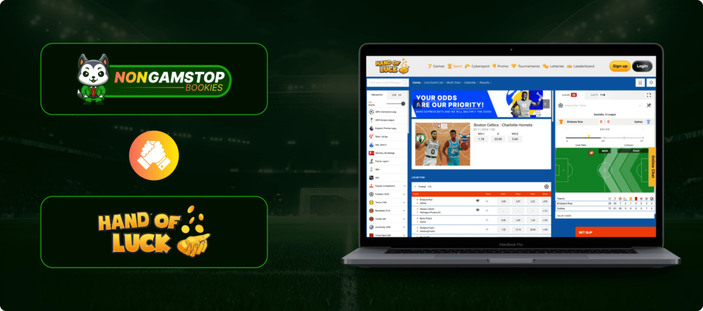 Hand of Luck Betting Site Banner