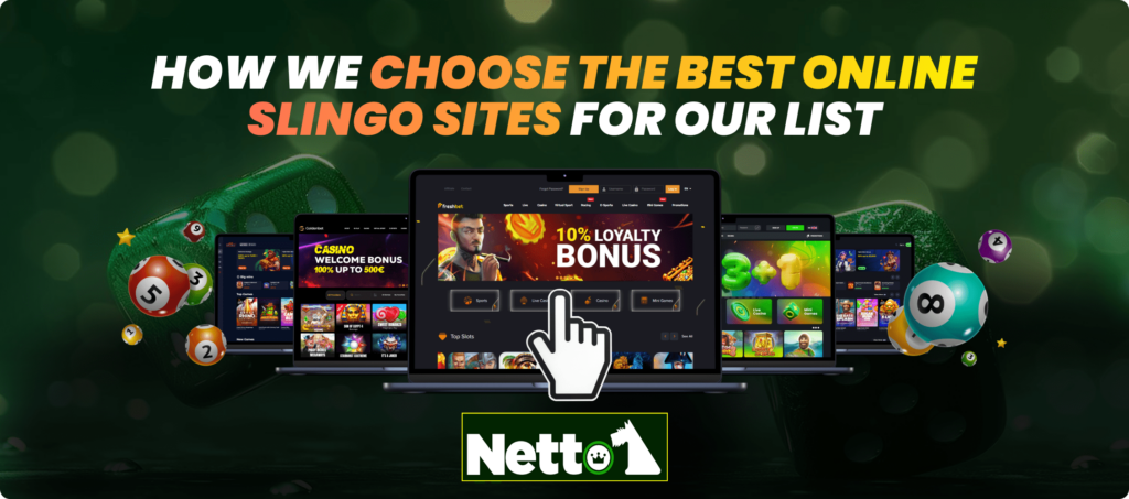 How We Choose the Best Online Slingo Sites Banner