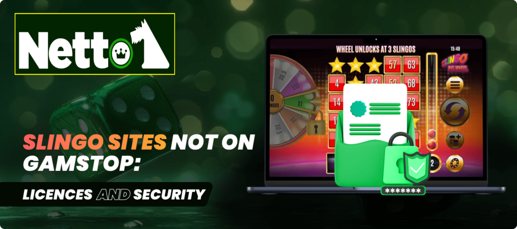 Slingo Sites Not on GamStop: Licences and Security Banner