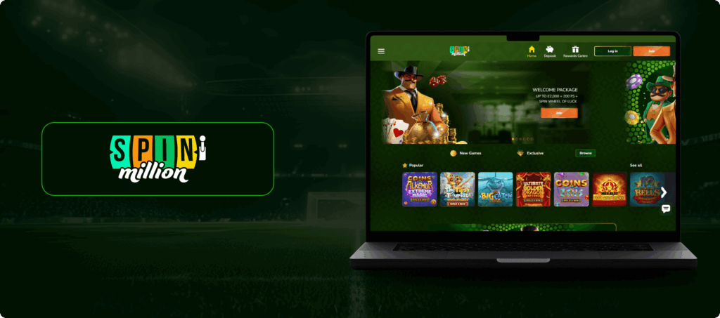 Spin Million Casino banner