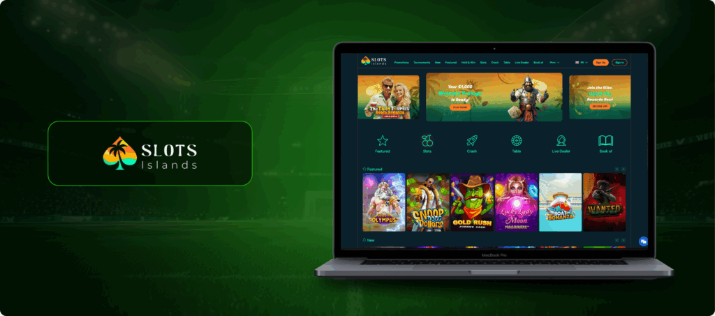 Slots Islands Casino Banner